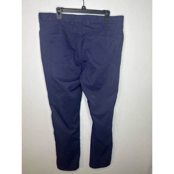 Peter Millar Crown Crafted Performance 5 Pocket Pants Navy Men's 38 x 32 Golf - Picture 3 of 5